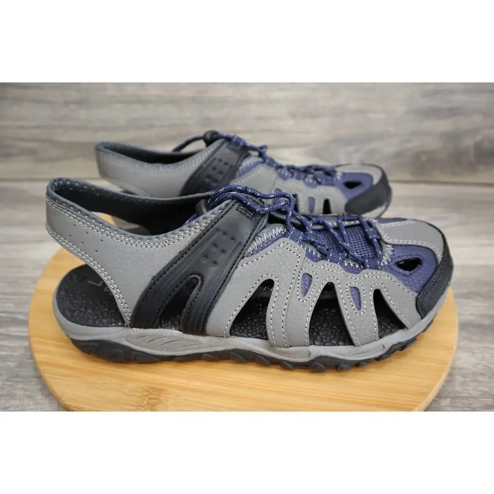 Ozark Trail Shoe Mens 7 Gray Sandal Outdoor Hiking Comfort Walking Round Toe